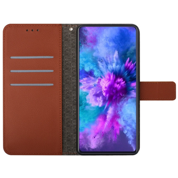 For Motorola Moto G Stylus 5G 2024 Rhombic Grid Texture Leather Phone Case(Brown) - Motorola Cases by PMC Jewellery | Online Shopping South Africa | PMC Jewellery | Buy Now Pay Later Mobicred