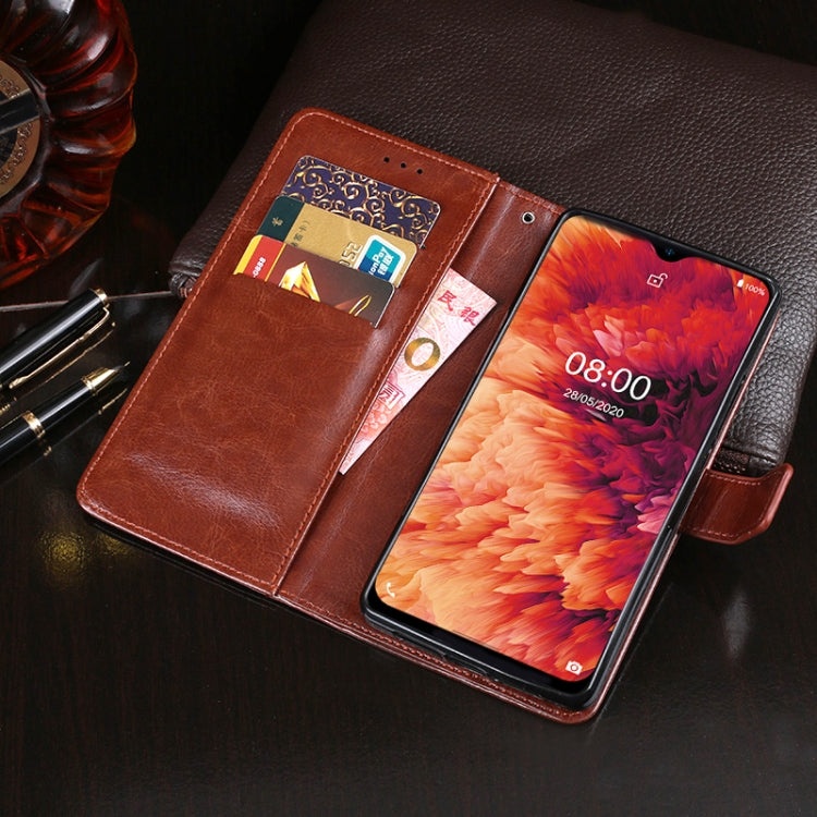 For Ulefone Note 8P idewei Crazy Horse Texture Horizontal Flip Leather Case with Holder & Card Slots & Wallet(Black) - More Brand by idewei | Online Shopping South Africa | PMC Jewellery | Buy Now Pay Later Mobicred