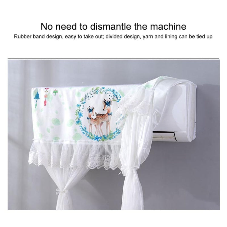 Do Not Take Dust-proof And Anti Direct Blowing Simple Wind Hanging Machine Air Conditioner Moon Cover, Size:Width 98 �� Thickness 20 �� Height 90cm(Cane Vine) - Dust Covers by PMC TechLife | Online Shopping South Africa | PMC TechLife | Buy Now Pay Later Mobicred