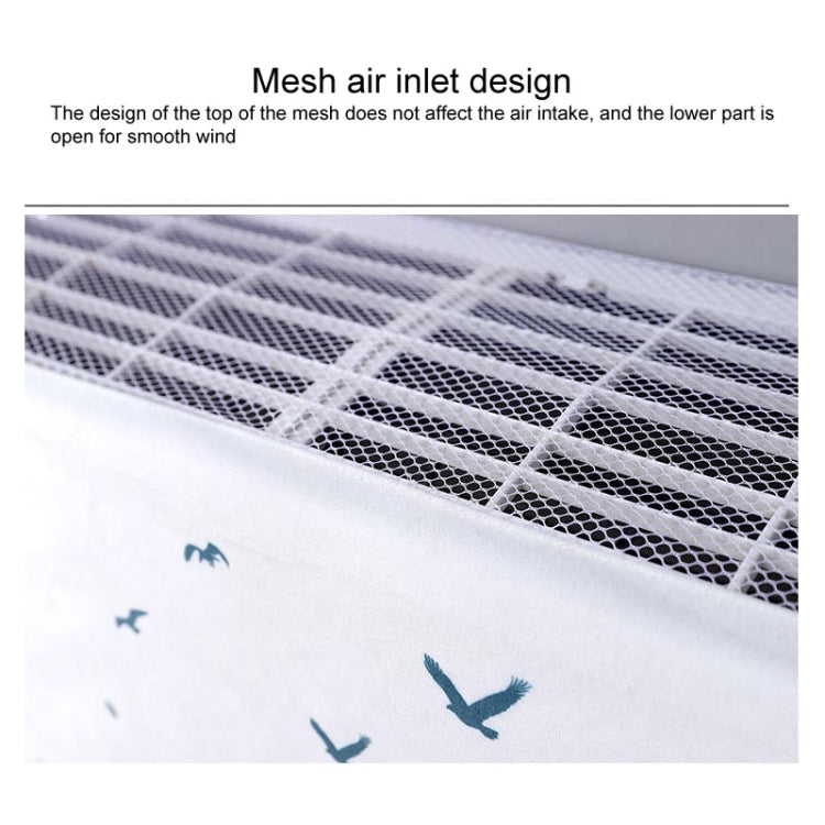 Do Not Take Dust-proof And Anti Direct Blowing Simple Wind Hanging Machine Air Conditioner Moon Cover, Size:Width 98 �� Thickness 20 �� Height 90cm(Cane Vine) - Dust Covers by PMC TechLife | Online Shopping South Africa | PMC TechLife | Buy Now Pay Later Mobicred