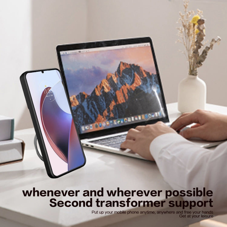 For Honor 90 Lite 5G CD Texture Sliding Camshield Magnetic Holder Phone Case(Silver) - Honor Cases by PMC TechLife | Online Shopping South Africa | PMC TechLife