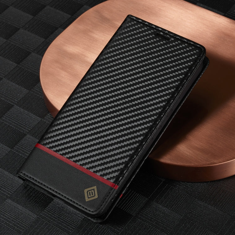 For Google Pixel 9 Pro LC.IMEEKE Carbon Fiber Leather Phone Case(Horizontal Black) - Google Cases by LC.IMEEKE | Online Shopping South Africa | PMC TechLife | Buy Now Pay Later Mobicred