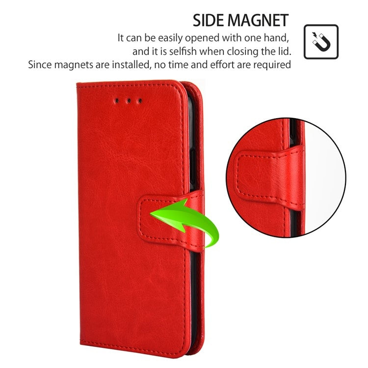 For Infinix Note 40 Pro 4G Crystal Texture Leather Phone Case(Red) - Infinix Cases by PMC TechLife | Online Shopping South Africa | PMC TechLife | Buy Now Pay Later Mobicred