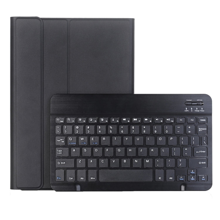 For Samsung Galaxy Tab A9+ X210/X215/X215 A09B Candy Color TPU Bluetooth Keyboard Leather Tablet Case with Pen Holder(Black) - Samsung Keyboard by PMC Jewellery | Online Shopping South Africa | PMC Jewellery