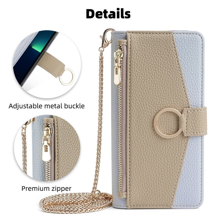 For Nokia C110 4G Crossbody Litchi Texture Leather Phone Case(Blue) - free shipping - PMC TechLife - Order now!