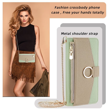 For Samsung Galaxy S24 Ultra 5G Crossbody Litchi Texture Leather Phone Case(Green) - Galaxy S24 Ultra 5G Cases by PMC Jewellery | Online Shopping South Africa | PMC Jewellery | Buy Now Pay Later Mobicred