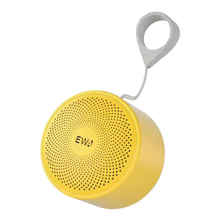 EWA A124 Portable Mini TWS Bluetooth Speaker Outdoor IPX5 Waterproof Subwoofer(Yellow) - Waterproof Speaker by EWA | Online Shopping South Africa | PMC Jewellery | Buy Now Pay Later Mobicred