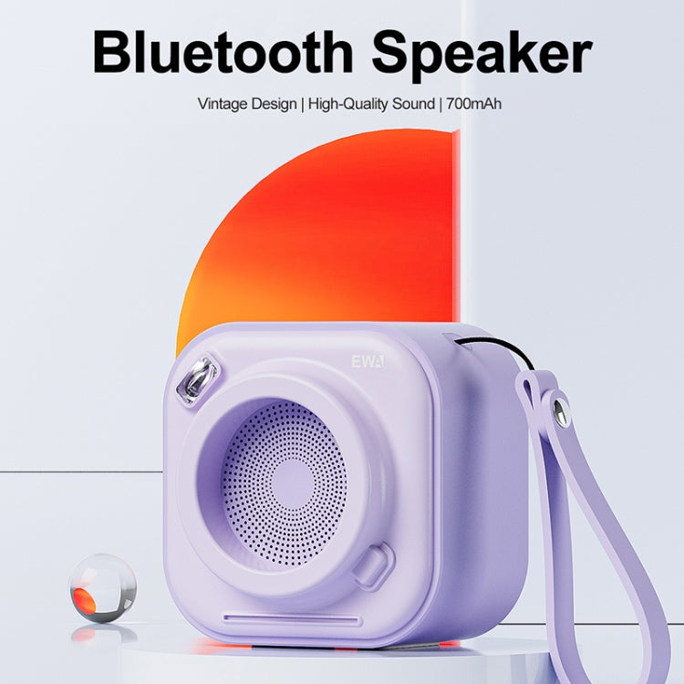 EWA A132 Portable Mini Stereo Wireless Bluetooth Speaker(Purple) - Mini Speaker by EWA | Online Shopping South Africa | PMC Jewellery | Buy Now Pay Later Mobicred