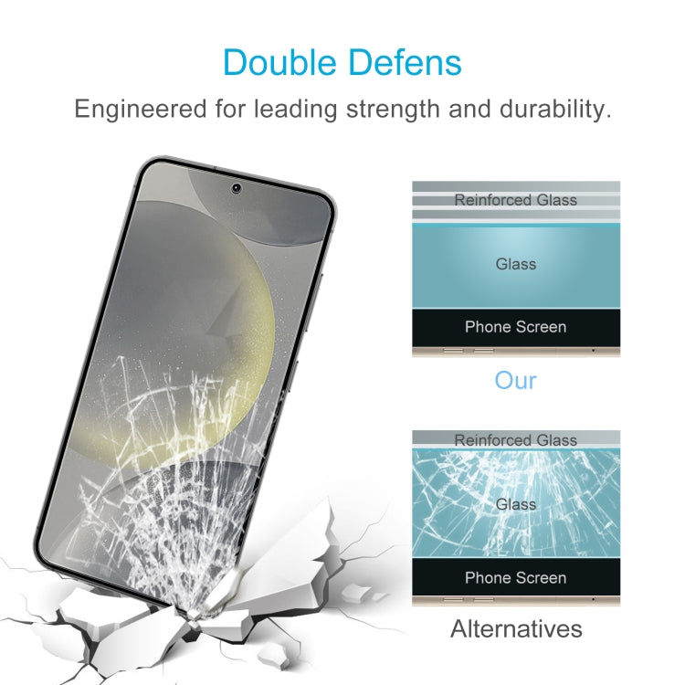 For Samsung Galaxy S25+ 5G 0.18mm 9H 2.5D Tempered Glass Film, Support Fingerprint Unlocking - Galaxy S25+ 5G Tempered Glass by DIYLooks | Online Shopping South Africa | PMC Jewellery | Buy Now Pay Later Mobicred