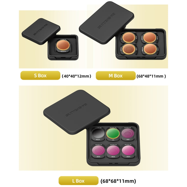 For DJI OSMO Pocket 3 Sunnylife Camera Lens Magnetic Metal Filter, Filter:6 in 1 UV CPL ND8-64 - free shipping - PMC TechLife - Order now!