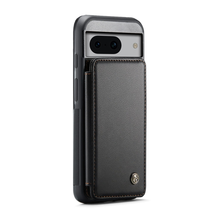 For Google Pixel 8a CaseMe C22 Card Slots Holder RFID Anti-theft Phone Case(Black) - Google Cases by CaseMe | Online Shopping South Africa | PMC Jewellery | Buy Now Pay Later Mobicred