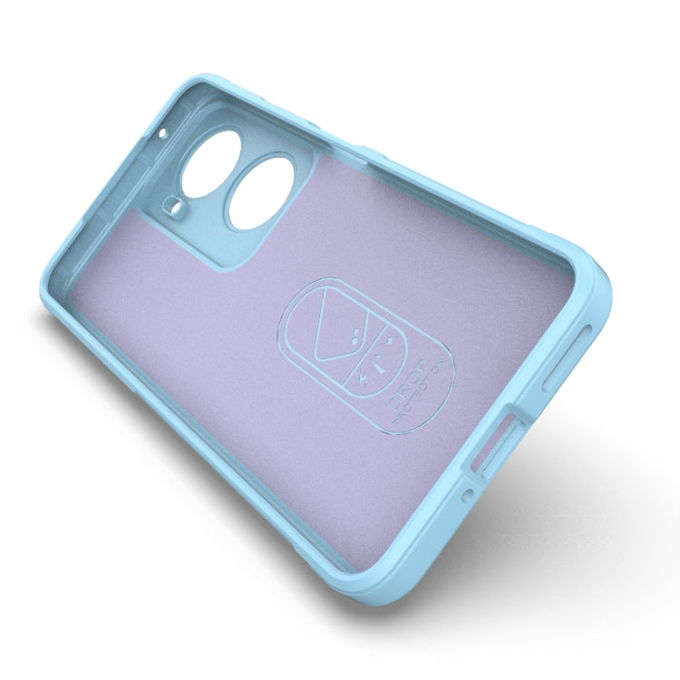 For Huawei nova 11 SE Magic Shield TPU + Flannel Phone Case(Grey) - Huawei Cases by PMC TechLife | Online Shopping South Africa | PMC TechLife | Buy Now Pay Later Mobicred