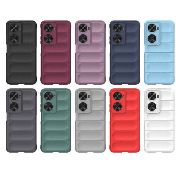 For Huawei nova 11 SE Magic Shield TPU + Flannel Phone Case(Grey) - Huawei Cases by PMC TechLife | Online Shopping South Africa | PMC TechLife | Buy Now Pay Later Mobicred