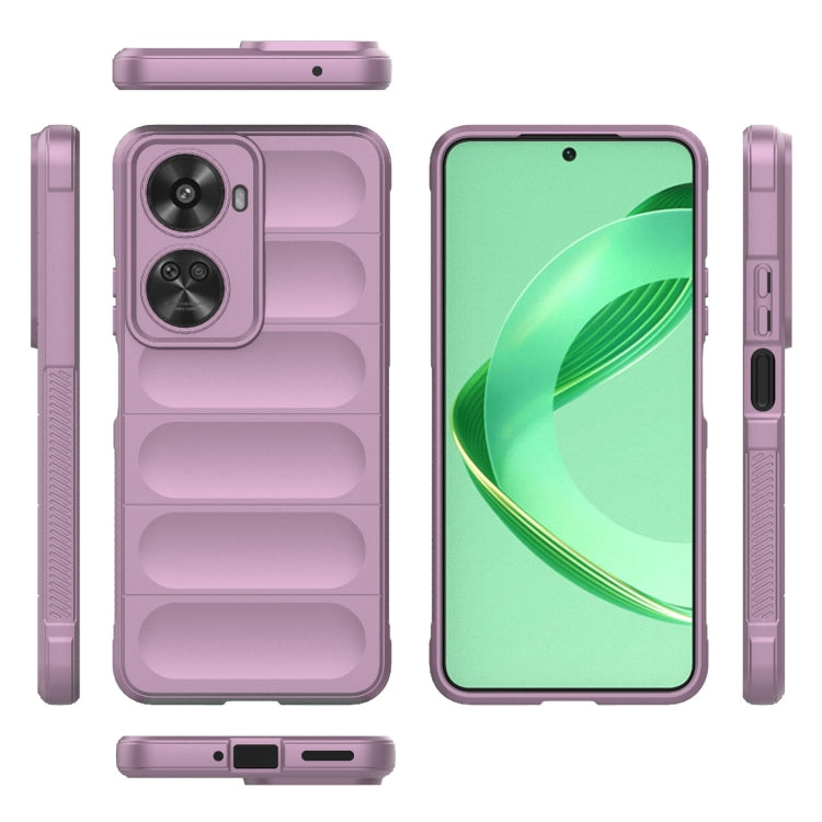 For Huawei nova 11 SE Magic Shield TPU + Flannel Phone Case(Purple) - Huawei Cases by PMC TechLife | Online Shopping South Africa | PMC TechLife | Buy Now Pay Later Mobicred