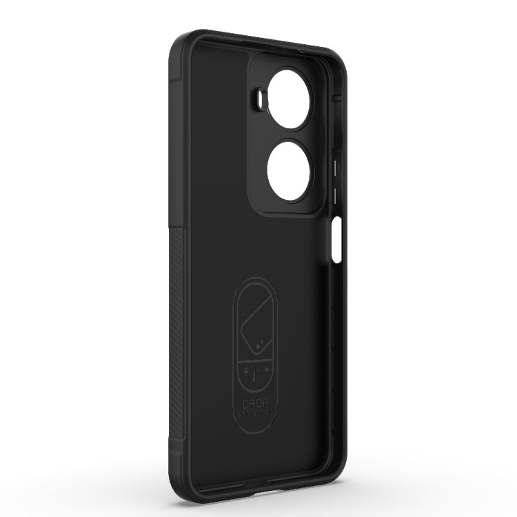 For Huawei nova 11 SE Magic Shield TPU + Flannel Phone Case(Purple) - Huawei Cases by PMC TechLife | Online Shopping South Africa | PMC TechLife | Buy Now Pay Later Mobicred
