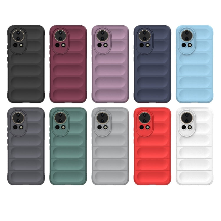 For Huawei nova 12 5G Magic Shield TPU + Flannel Phone Case(Black) - Huawei Cases by PMC TechLife | Online Shopping South Africa | PMC TechLife | Buy Now Pay Later Mobicred