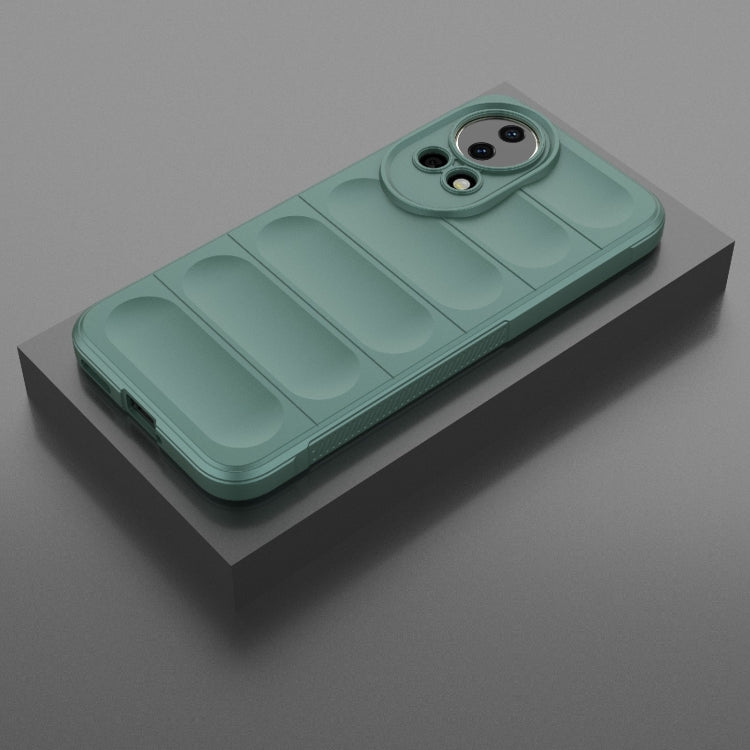 For Huawei nova 12 5G Magic Shield TPU + Flannel Phone Case(Dark Green) - Huawei Cases by PMC TechLife | Online Shopping South Africa | PMC TechLife | Buy Now Pay Later Mobicred