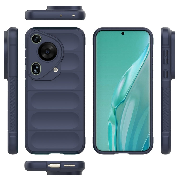 For Huawei Pura 70 Ultra Magic Shield TPU + Flannel Phone Case(Dark Blue) - Huawei Cases by PMC Jewellery | Online Shopping South Africa | PMC Jewellery | Buy Now Pay Later Mobicred