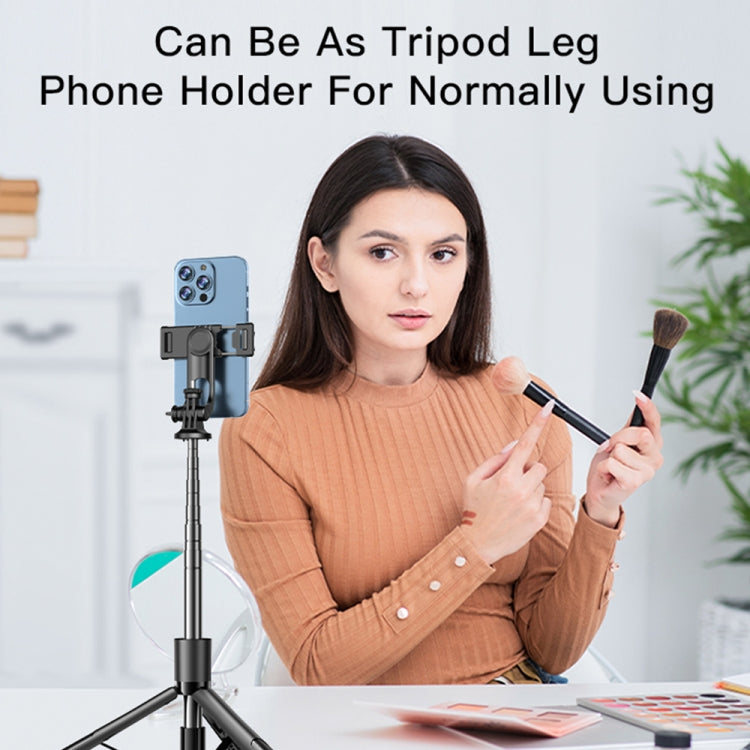 Yesido SF13 Retractable Extended Bluetooth Tripod Phone Live Streaming Selfie Stand(Black) - Selfie Sticks by Yesido | Online Shopping South Africa | PMC TechLife | Buy Now Pay Later Mobicred