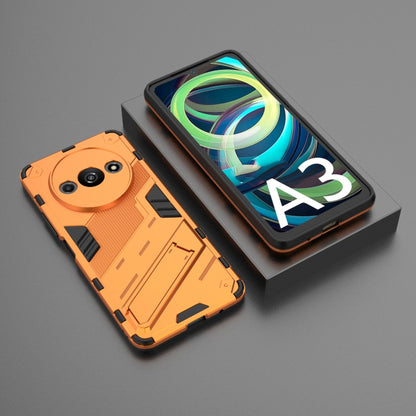 For Xiaomi Redmi A3 4G Global Punk Armor 2 in 1 PC + TPU Phone Case with Holder(Orange) - Xiaomi Cases by PMC Jewellery | Online Shopping South Africa | PMC Jewellery | Buy Now Pay Later Mobicred