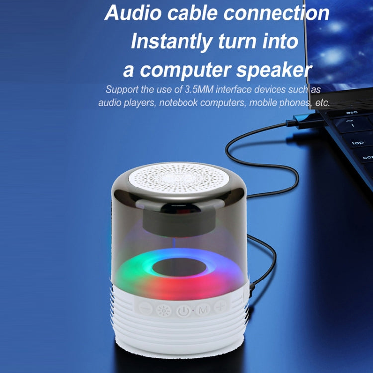 T&G TG369 Portable mini LED Wireless Bluetooth Speaker(Blue) - Mini Speaker by T&G | Online Shopping South Africa | PMC Jewellery | Buy Now Pay Later Mobicred