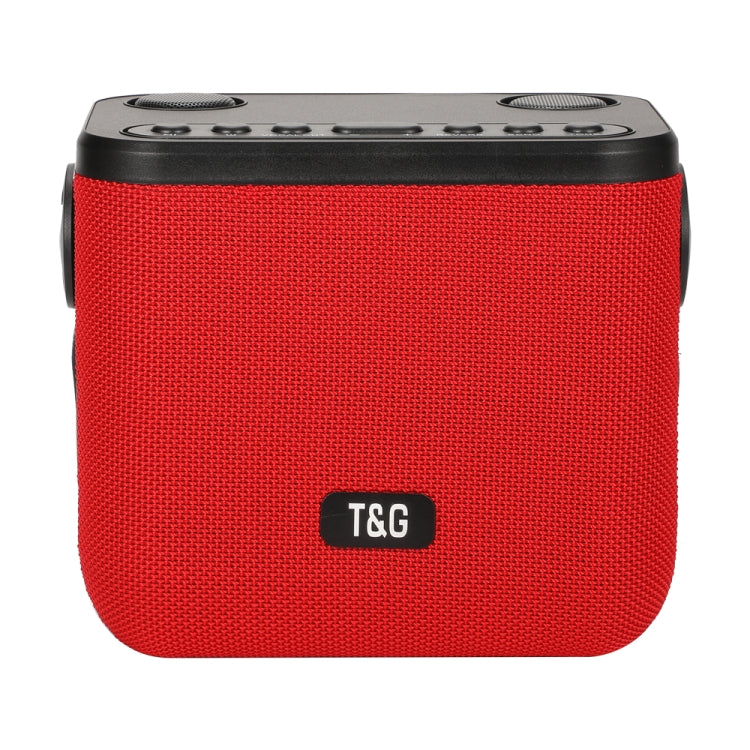 T&G TG545DK Home Handheld Dual-microphone KTV Wireless Bluetooth Speaker with Flashlight(Graffiti) - Desktop Speaker by T&G | Online Shopping South Africa | PMC Jewellery | Buy Now Pay Later Mobicred