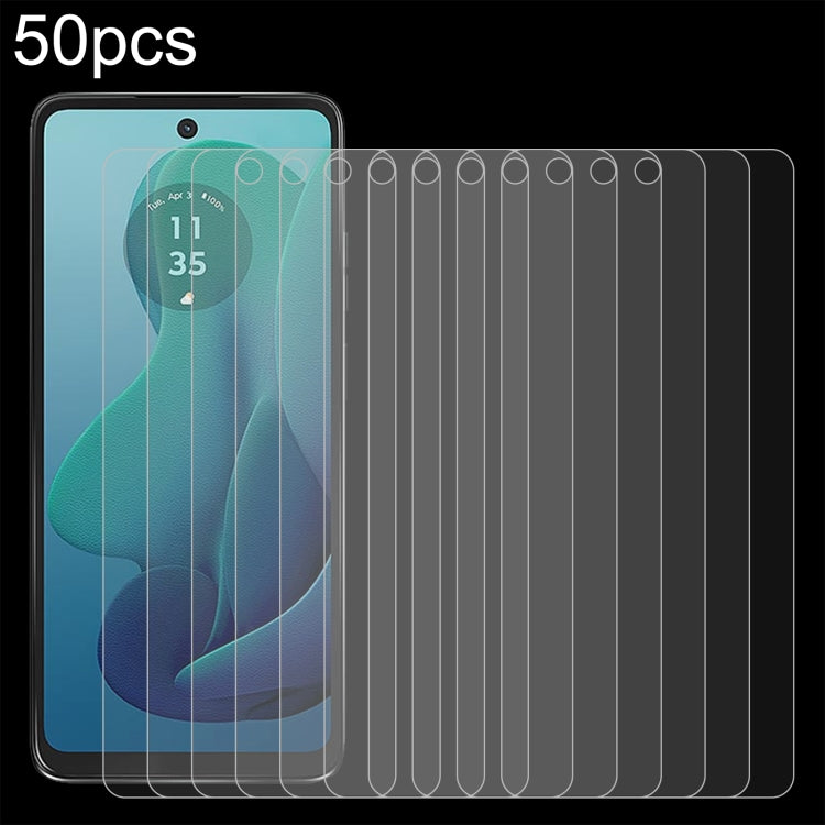 For Motorola Moto G 5G 2024 50pcs 0.26mm 9H 2.5D Tempered Glass Film - Motorola Tempered Glass by PMC Jewellery | Online Shopping South Africa | PMC Jewellery | Buy Now Pay Later Mobicred