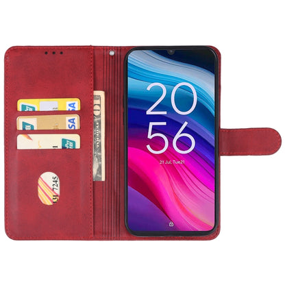 For TCL 505 Leather Phone Case(Red) - More Brand by PMC Jewellery | Online Shopping South Africa | PMC Jewellery | Buy Now Pay Later Mobicred