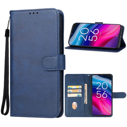 For TCL 505 Leather Phone Case(Blue) - More Brand by PMC Jewellery | Online Shopping South Africa | PMC Jewellery | Buy Now Pay Later Mobicred