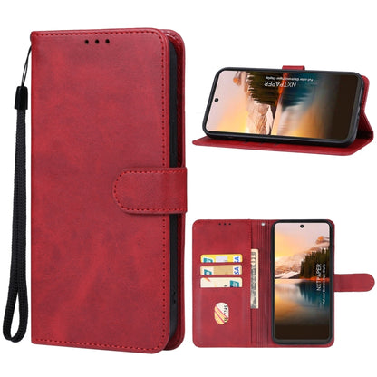 For TCL 50 5G Leather Phone Case(Red) - More Brand by PMC Jewellery | Online Shopping South Africa | PMC Jewellery | Buy Now Pay Later Mobicred