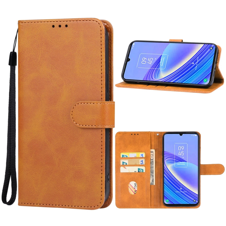 For TCL 50 SE Leather Phone Case(Brown) - More Brand by PMC Jewellery | Online Shopping South Africa | PMC Jewellery | Buy Now Pay Later Mobicred