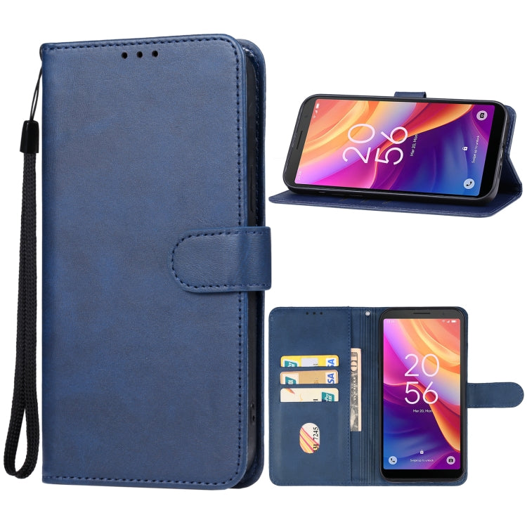 For TCL 501 Leather Phone Case(Blue) - More Brand by PMC Jewellery | Online Shopping South Africa | PMC Jewellery | Buy Now Pay Later Mobicred