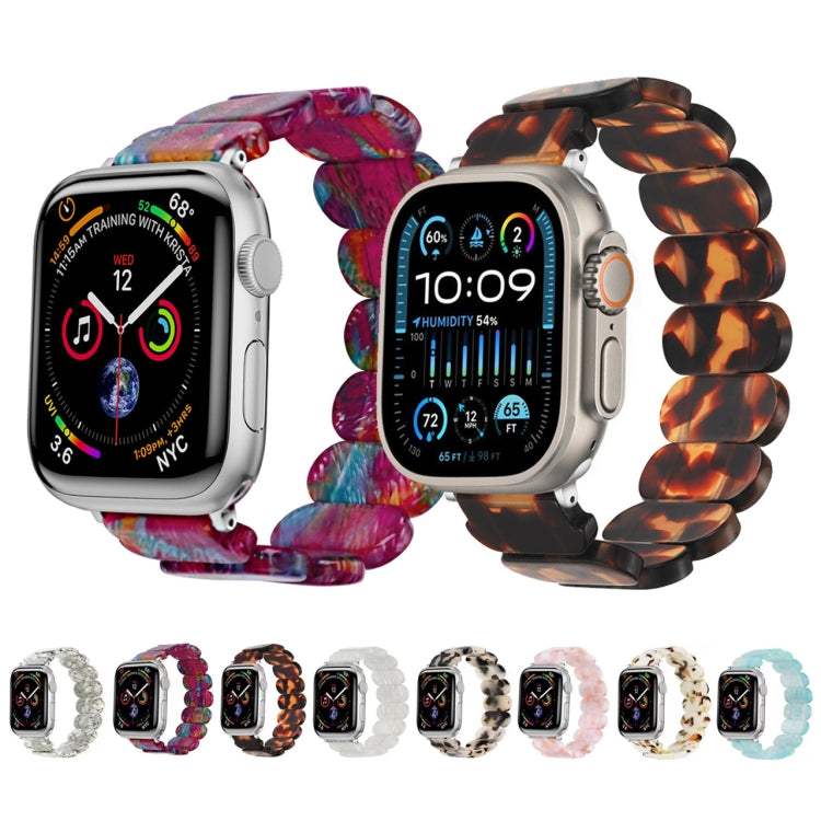 For Apple Watch Series 6 44mm Stretch Rope Resin Watch Band(Earth Cracks) - Watch Bands by PMC Jewellery | Online Shopping South Africa | PMC Jewellery