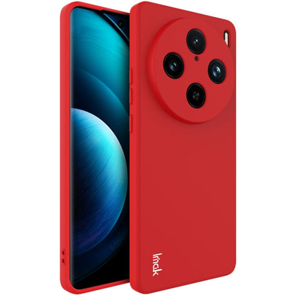 For vivo X100 Pro 5G imak UC-4 Series Straight Edge TPU Phone Case(Red) - X100 Pro Cases by imak | Online Shopping South Africa | PMC Jewellery | Buy Now Pay Later Mobicred