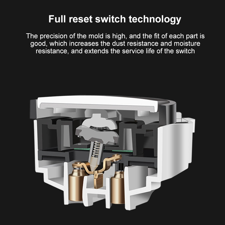 86mm Round LED Tempered Glass Switch Panel, Black Round Glass, Style:Four Billing Control -  by PMC Jewellery | Online Shopping South Africa | PMC Jewellery | Buy Now Pay Later Mobicred
