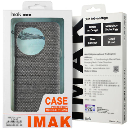 For Samsung Galaxy S24 5G imak Ruiyi Series Cloth Texture PU + PC Phone Case(Light Grey) - Galaxy S24 5G Cases by imak | Online Shopping South Africa | PMC Jewellery | Buy Now Pay Later Mobicred