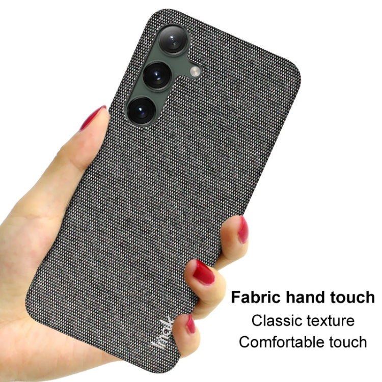 For Samsung Galaxy S24 5G imak Ruiyi Series Cloth Texture PU + PC Phone Case(Dark Grey) - Galaxy S24 5G Cases by imak | Online Shopping South Africa | PMC Jewellery | Buy Now Pay Later Mobicred