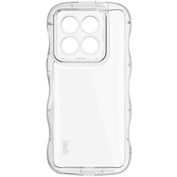 For Xiaomi 14 Pro 5G IMAK Wave Bubble Soft Shockproof Phone Case(Transparent) - 14 Pro Cases by imak | Online Shopping South Africa | PMC Jewellery | Buy Now Pay Later Mobicred