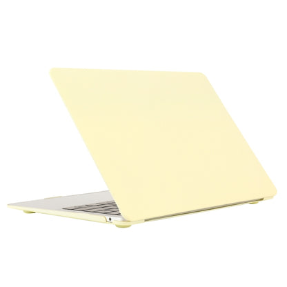 For MacBook Pro 16 inch M3 Max Cream Style Laptop Plastic Protective Case(Cream Yellow) - MacBook Pro Cases by PMC Jewellery | Online Shopping South Africa | PMC Jewellery | Buy Now Pay Later Mobicred