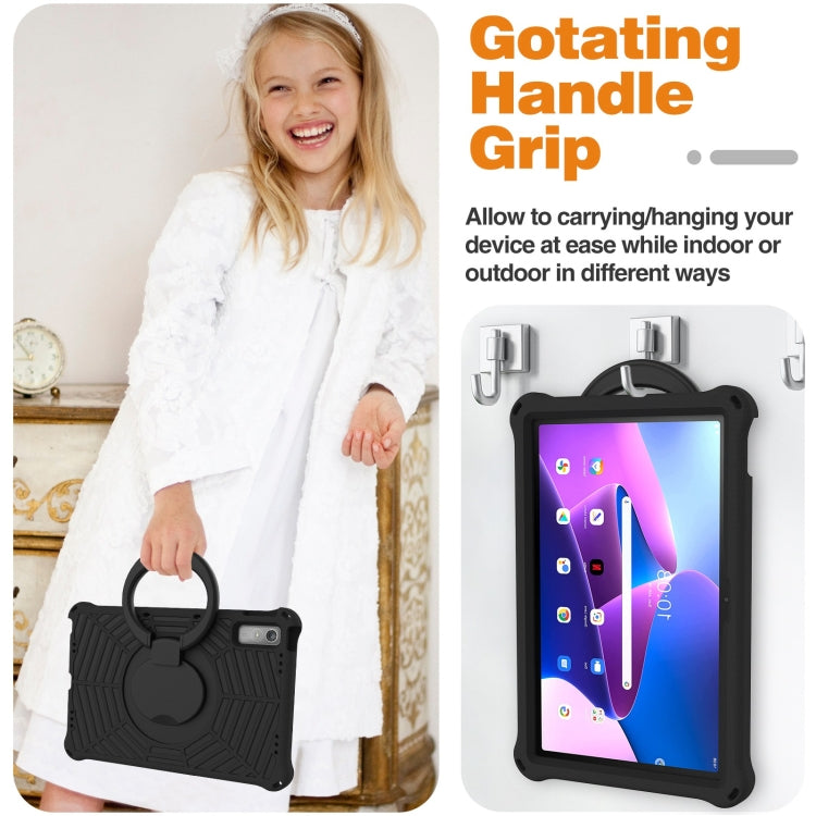 For Lenovo Tab P11 Gen2/P11 Pro/Pad Pro Spider King Silicone Protective Tablet Case(Black) - Lenovo by PMC TechLife | Online Shopping South Africa | PMC TechLife | Buy Now Pay Later Mobicred