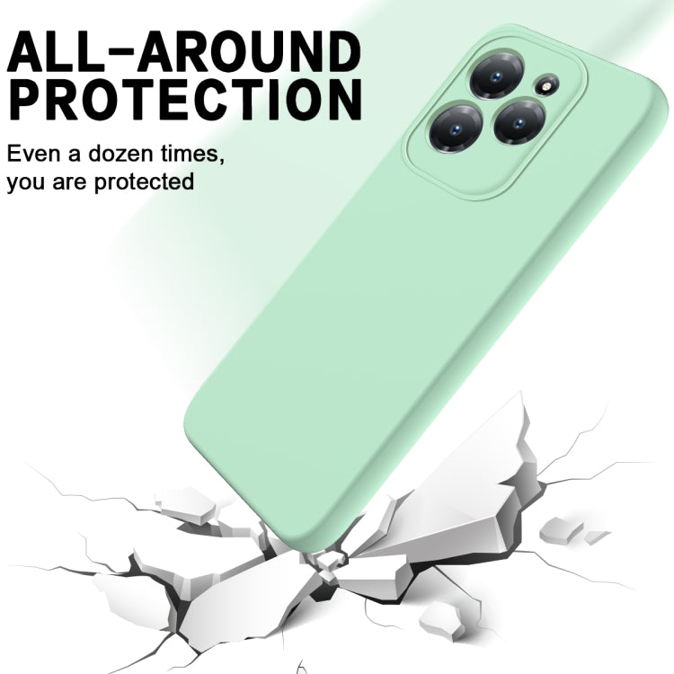 For Infinix Hot 40/Hot 40 Pro Solid Color Liquid Silicone Dropproof Full Coverage Protective Case(Green) - Infinix Cases by PMC Jewellery | Online Shopping South Africa | PMC Jewellery | Buy Now Pay Later Mobicred