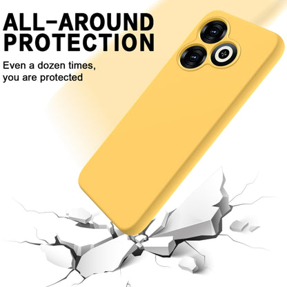 For Infinix Smart 8 Solid Color Liquid Silicone Dropproof Full Coverage Protective Case(Yellow) - Infinix Cases by PMC Jewellery | Online Shopping South Africa | PMC Jewellery | Buy Now Pay Later Mobicred