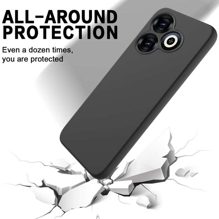 For Infinix Smart 8 Solid Color Liquid Silicone Dropproof Full Coverage Protective Case(Black) - Infinix Cases by PMC Jewellery | Online Shopping South Africa | PMC Jewellery | Buy Now Pay Later Mobicred