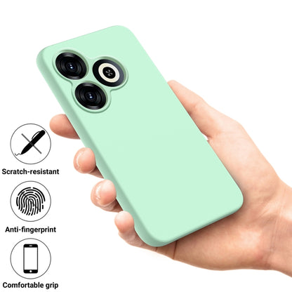 For Infinix Smart 8 Solid Color Liquid Silicone Dropproof Full Coverage Protective Case(Green) - Infinix Cases by PMC Jewellery | Online Shopping South Africa | PMC Jewellery | Buy Now Pay Later Mobicred