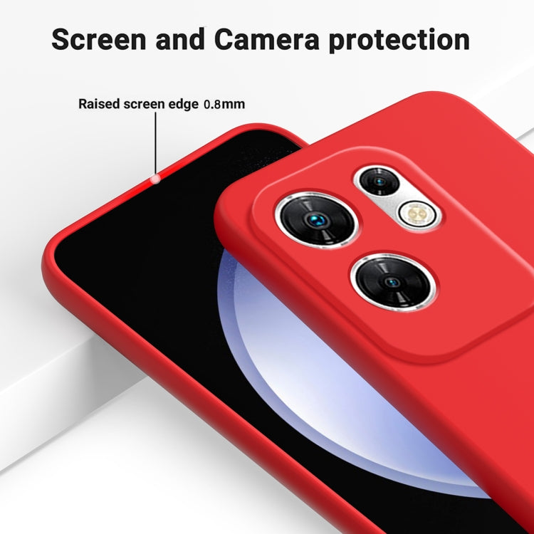 For Infinix Zero 30 4G Solid Color Liquid Silicone Dropproof Full Coverage Protective Case(Red) - Infinix Cases by PMC Jewellery | Online Shopping South Africa | PMC Jewellery | Buy Now Pay Later Mobicred