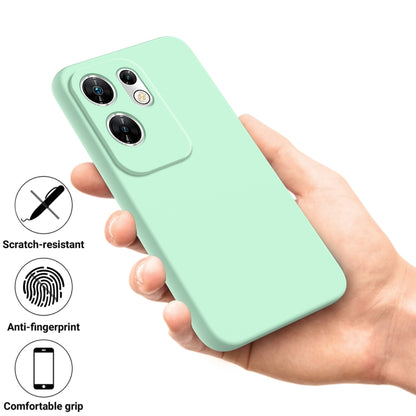 For Infinix Zero 30 4G Solid Color Liquid Silicone Dropproof Full Coverage Protective Case(Green) - Infinix Cases by PMC Jewellery | Online Shopping South Africa | PMC Jewellery | Buy Now Pay Later Mobicred