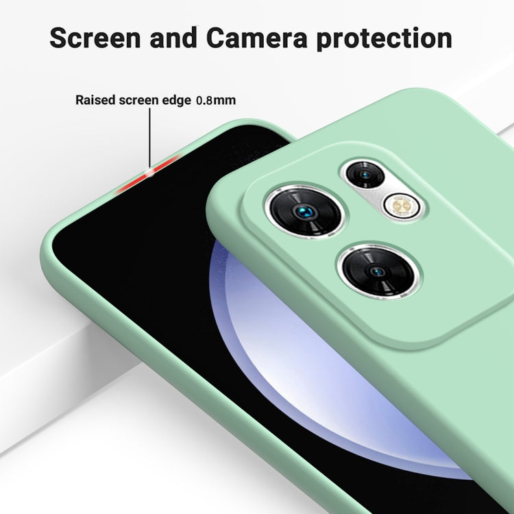 For Infinix Zero 30 4G Solid Color Liquid Silicone Dropproof Full Coverage Protective Case(Green) - Infinix Cases by PMC Jewellery | Online Shopping South Africa | PMC Jewellery | Buy Now Pay Later Mobicred