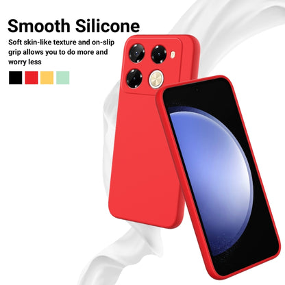 For Infinix Note 40 Pro 5G / 40 Pro+ 5G Solid Color Liquid Silicone Dropproof Full Coverage Protective Case(Red) - Infinix Cases by PMC Jewellery | Online Shopping South Africa | PMC Jewellery | Buy Now Pay Later Mobicred