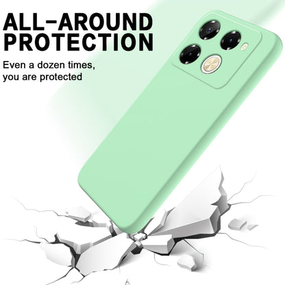 For Infinix Note 40 Pro 5G / 40 Pro+ 5G Solid Color Liquid Silicone Dropproof Full Coverage Protective Case(Green) - Infinix Cases by PMC Jewellery | Online Shopping South Africa | PMC Jewellery | Buy Now Pay Later Mobicred