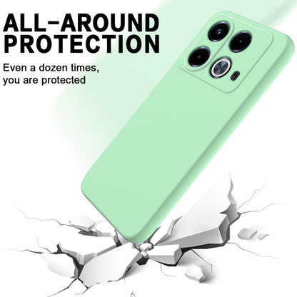 For Infinix Note 40 4G Solid Color Liquid Silicone Dropproof Full Coverage Protective Case(Green) - Infinix Cases by PMC Jewellery | Online Shopping South Africa | PMC Jewellery | Buy Now Pay Later Mobicred